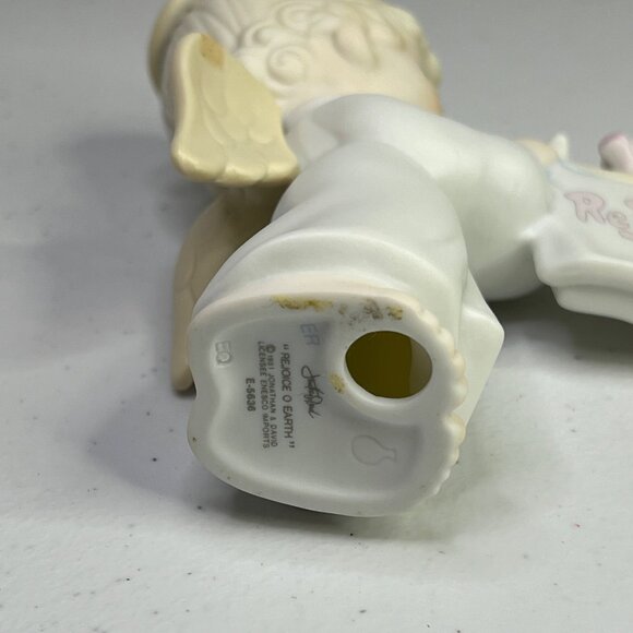 Precious Moments Rejoice O Earth Vintage Collectible Figurine 1991 Enesco Boxed - Picture 11 of 11